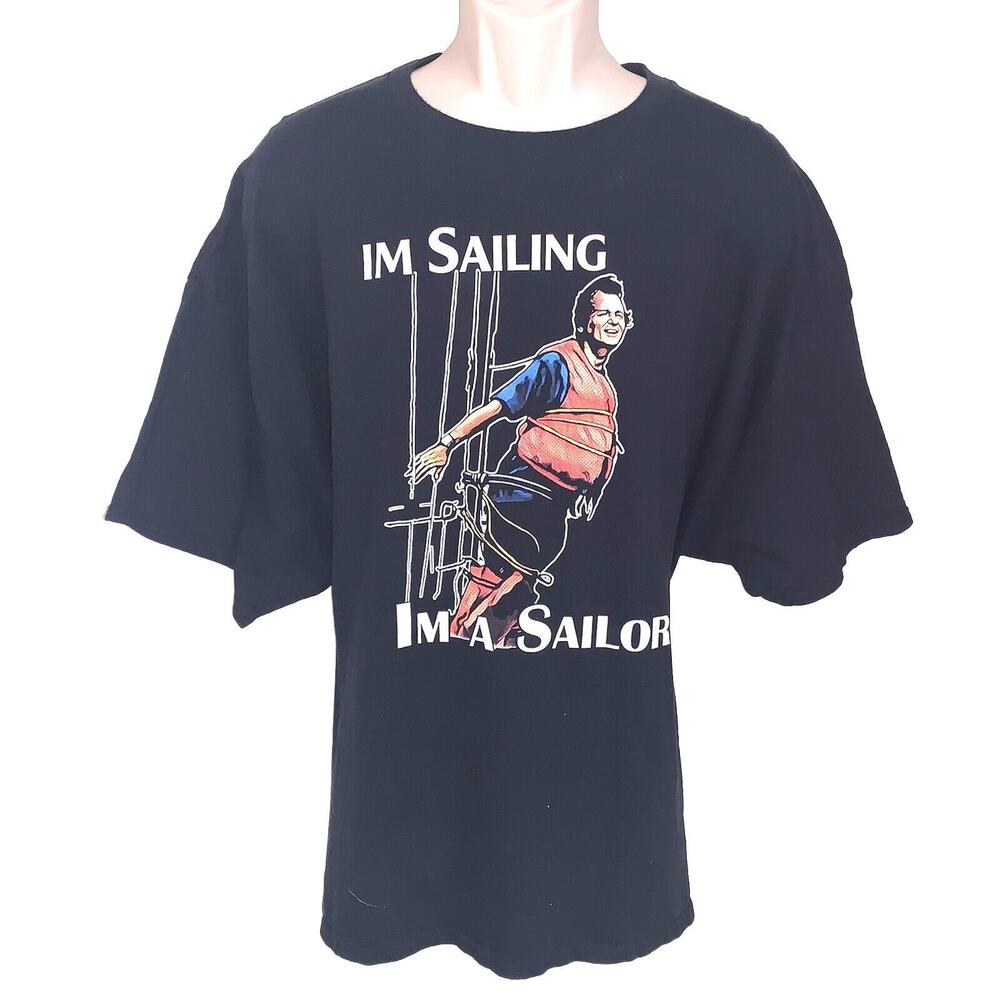 What About Bob Movie I’m Sailing I’m A Sailor Shirt Mens 3XL Gildan MINT
